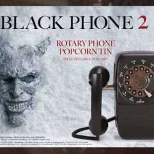 Black Phone 2 Rotary Phone Popcorn Tin Bucket AMC Exclusive NEW